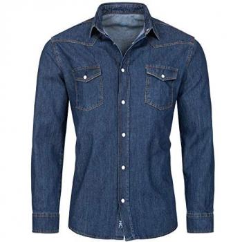 Rock Creek Vintage Denim Hemd Regular Fit