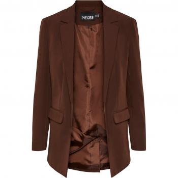 Blazer suelto marrón Pieces Bossy (Chicory Coffee) tamaño S