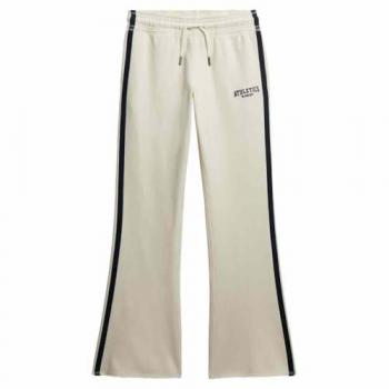 Stripes & Flare: Superdry Athletic Women’s Joggers – Desert Bone Off-White, L