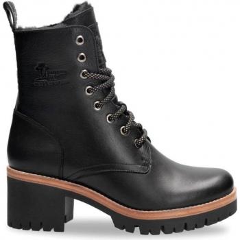 Bottines Panama Jack Modèle Hairy Padma Noir