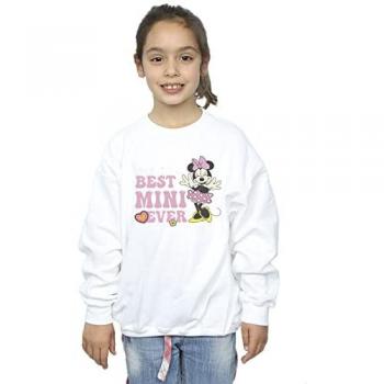 Sweat-shirt Enfant Disney Mini Génial Blanc