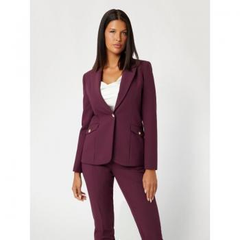 Giacca Blazer Stretch Twill Marciano Regular Fit Rosso Scuro