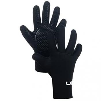 Junior Legend 3mm Black Wetsuit Gloves – XL Edition