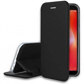 Xiaomi 6A Magnetic Leather Case with Integrated Card Slot – Black Edition