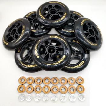 85A Black Speed Skate Wheels 90mm/100mm/110mm