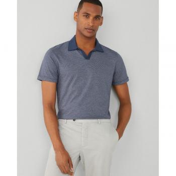 Polo de hombre de rayas manga corta
