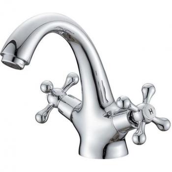 Linjoï Miscelatore Lavabo Retrò – Fin. Cromo Argento