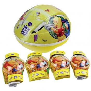 Casco e protezioni Winnie the Pooh con cinturino regolabile per una calzata comoda