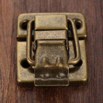 Toggle Latch Wood Jewelry Storage Unit
