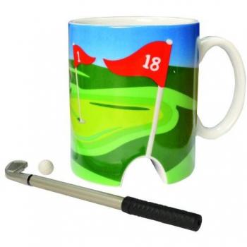 Golf Mug Set with Mini Putter