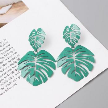 Hollow Big Leaf Earrings for Women