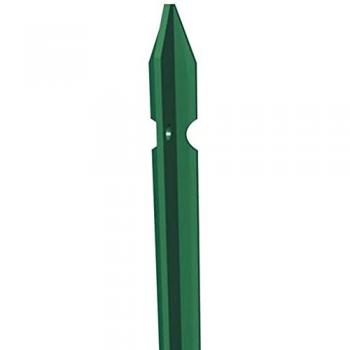 Palo a T Plastificato Verde 175 cm per Recinzione Giardino