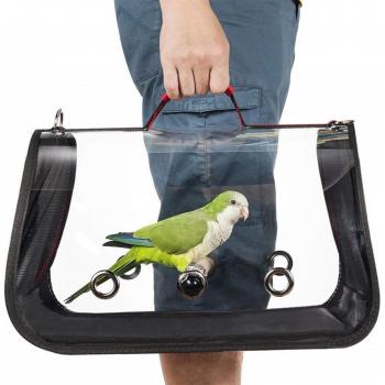 Jaula Transparente PVC Loro
