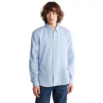 Light Blue Men’s Cotton Shirt – Medium (M) – Timberland Collection