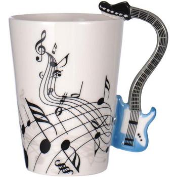 Porcelain Guitar Coffee Cup