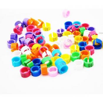 100 Pigeon Clip Rings 6mm Inner Diameter