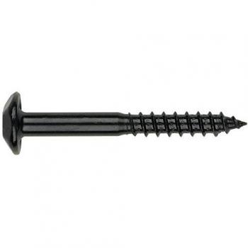 Tornillo de rosca inviolable negro largo 60mm