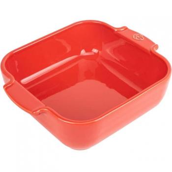 Red Ceramic Square Baking Dish by Appolia, 21cm