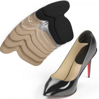 Self‑Adhesive Gel Heel Grips – Pack of 8 for Oversized Shoes