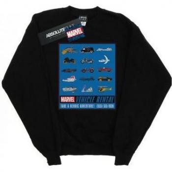 Marvel Ladies Vehicle Rentals Pullover XXL White