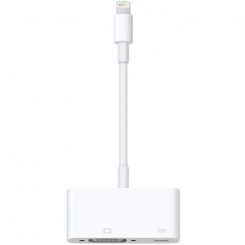 Apple Lightning auf VGA Adapter (Lightning, D-Sub 15 Pol), Mobilgerät Adapter, Weiss