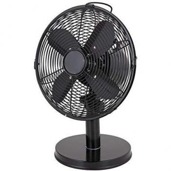 Pifco P52008 10-Inch Desk Fan – 3-Speed, Portable, Black with Anti‑Slip Base