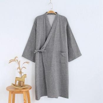 Men's Thin Kimono Bathrobe
