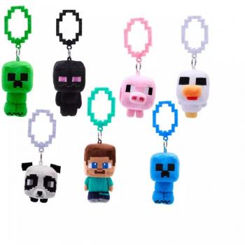 Llaves de Peluche Minecraft 8cm Serie 1 Expositor