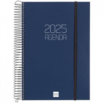 Agenda Espiral 2025 Azul Finocam