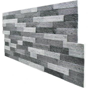 Panel decorativo 3D de poliestireno con patrón de piedra 405656288