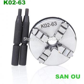 M14 Thread 63mm Mini Self-Centering Lathe Chuck