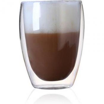 Tasse en verre pour jus de citron en forme de cœur