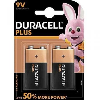 Duracell Plus Power 9‑Volt Dual Batteries