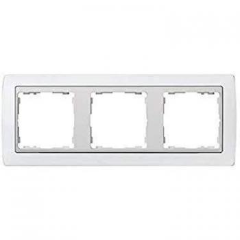 Cornice Simon 82 con 3 elementi bianco
