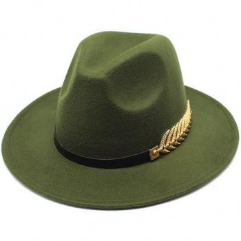 Unisex Flat Top Jazz Cap in Wool