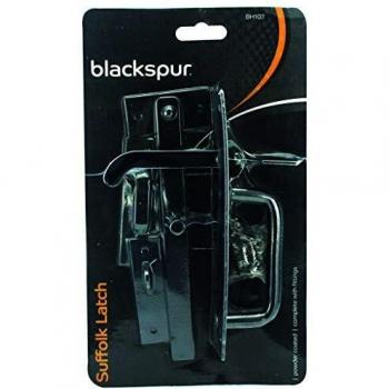 Steel Suffolk Latch 177mm Black