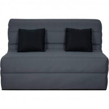 Relaxima Banquette BZ ORLANDO – matelas Dunlopillo gris – 140×190 cm