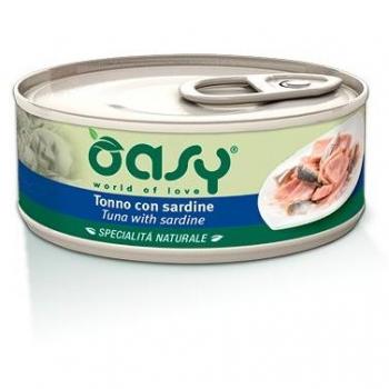 Oasy Wet Cat Tonno con Sardine Cibo Umido per Gatti Adulti 150g