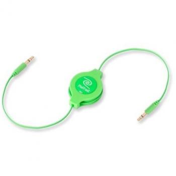 RETRAK 816983011236 – Cavo Audio 3,5 mm Retrattile Arancione