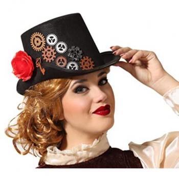 Sombrero de Carnaval Steampunk Negro