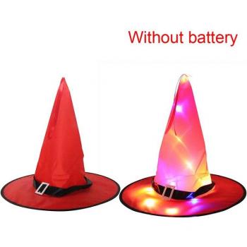 Illuminated Witch Hat for Halloween Kids