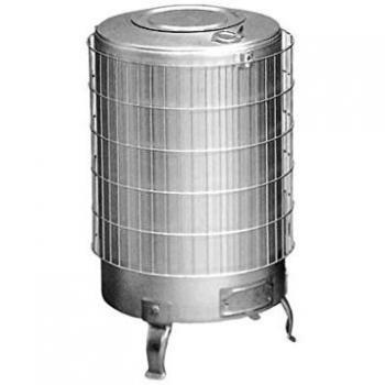 Piastra Professionale Estufa WOLFPACK 22021236 – Acciaio Inox 18/8, Colore Bianco Verniciato