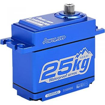 Power HD LW‑25MG Digital Servo – 25 kg, 0,14 s, 6–8,4 V, Metallgehäuse, wasserfest