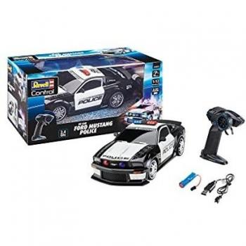 Revell 24665 RV RC Car Ford Mustang Police 1:12 Automodello per principianti