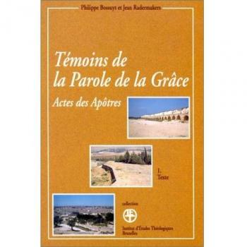 Temoins De La Parole De La Grace