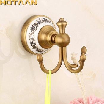 Antique Brass Bathroom Hook