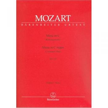 Partitions classique BARENREITER MOZART W.A.