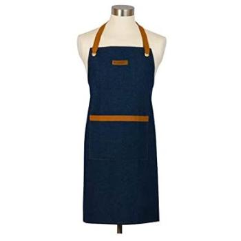 Tablier de Cuisine LE CREUSET 80x88 cm Bleu Foncé