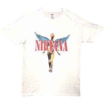 Nirvana In Utero Angelic Tee, White, M Size