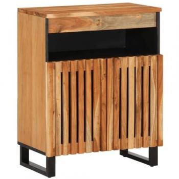 Credenza 60x34x75 cm in Legno Massello di Acacia Vidaxl Marrone